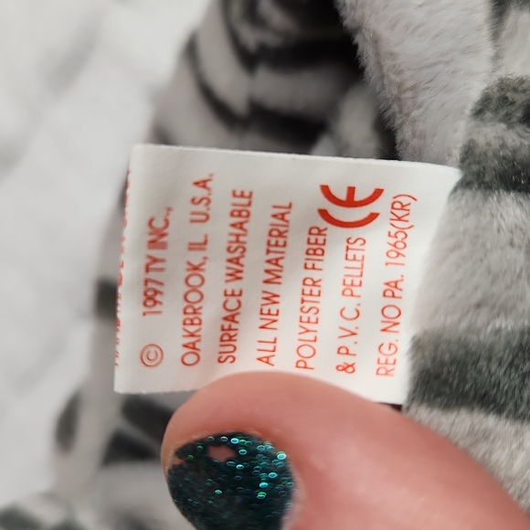 🕸Vintage Ty Beanie Baby "Prance" 1997 P.V.C Pellets - Picture 11 of 11